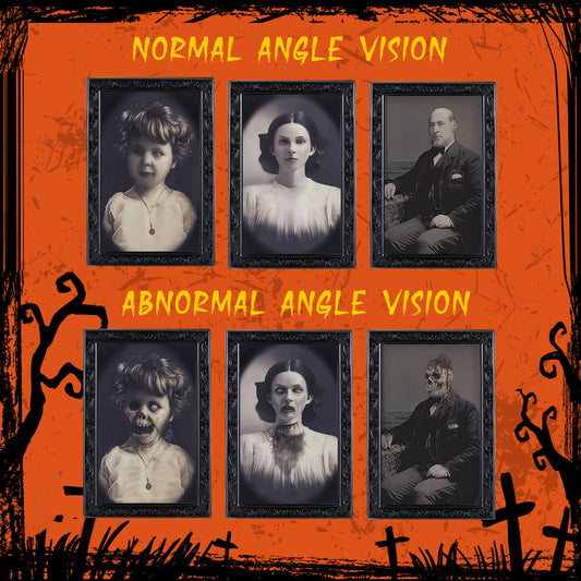 3D Haunted Photo Frame – Spooky Halloween Decoration ️