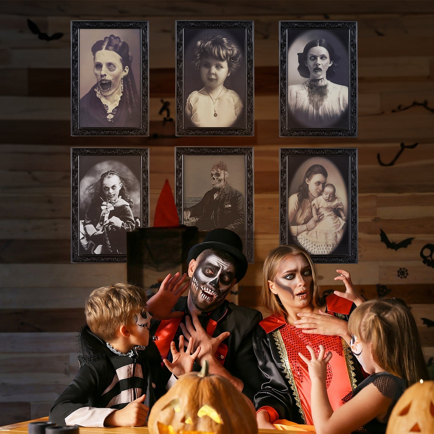 3D Haunted Photo Frame – Spooky Halloween Decoration ️