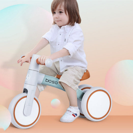 Baby Balance Bike 3 & 4 Wheels Alloy Frame Toddler Ride-On Bike for 0–3 Years Indoor Outdoor First Bike