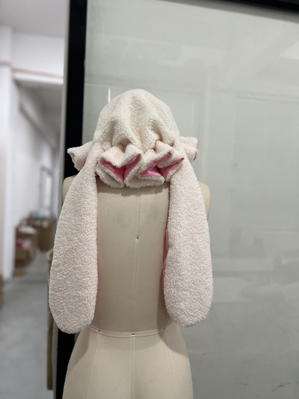 Cozy Polar Fleece Ruffle Cardigan with Hat – Stylish & Comfortable