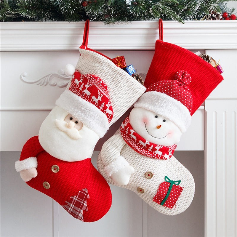 Festive Christmas Stockings – Santa  & Snowman Designs | Cozy Holiday Decor