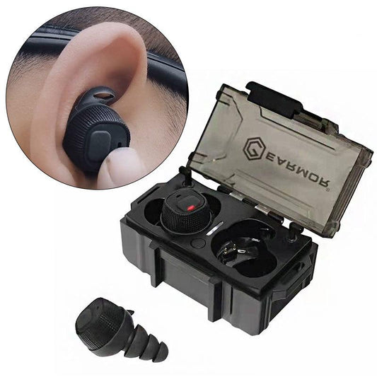 M20 Electronic Earplugs Rechargeable Noise Reduction Earbuds NRR22 Hearing Protection Indoor Outdoor Modes