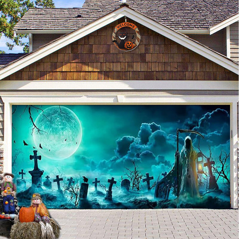 ✨ Modern Landscape Wall Tapestry – Premium Polyester Fabric, Easy to Install & Washable ✨