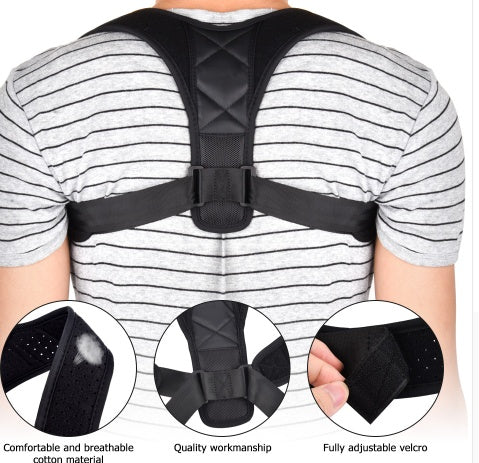 HailiCare Posture Corrector Brace – Back & Shoulder Support Strap