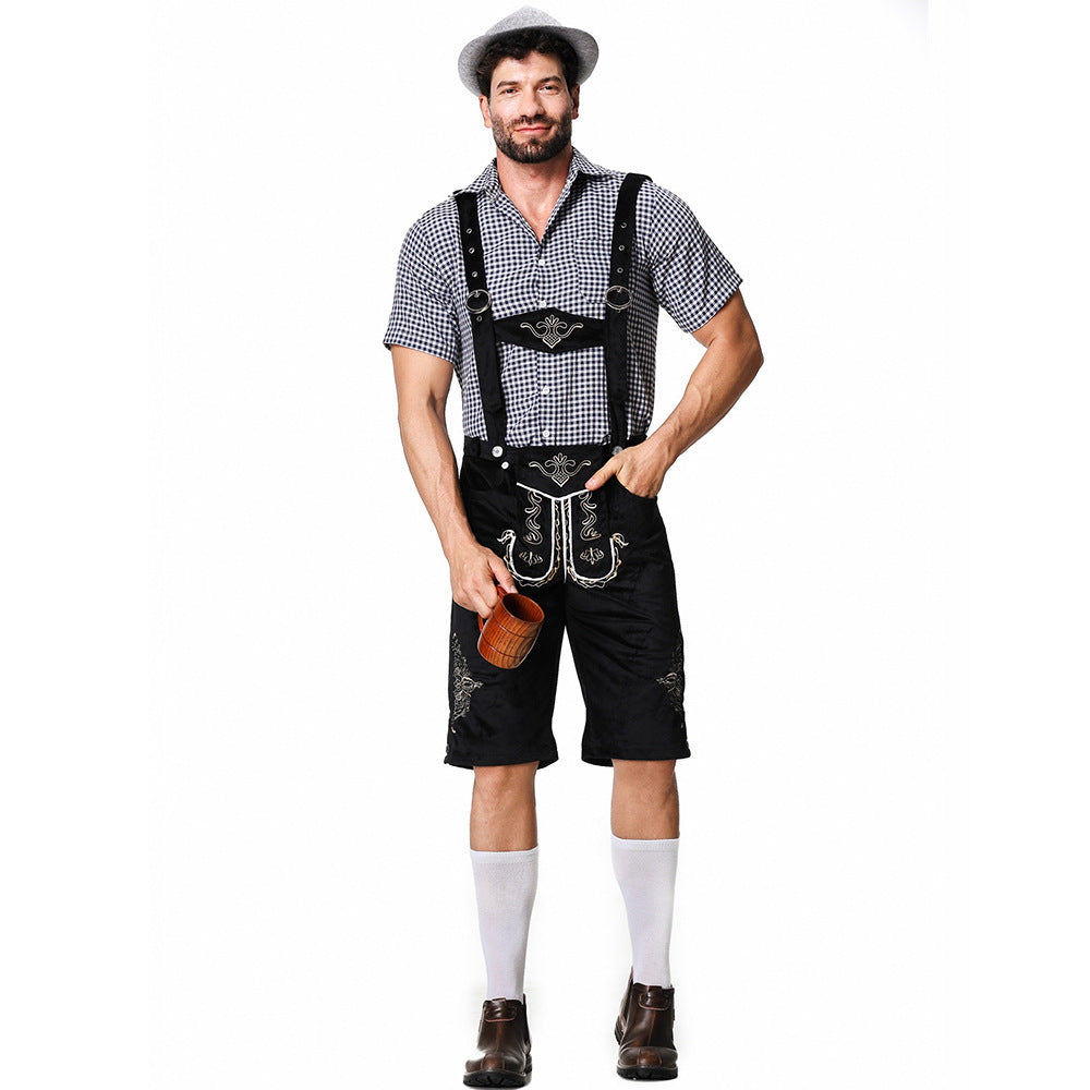 Elegant Embroidered Men’s 3-Piece National Outfit – Perfect for Banquets & Special Events