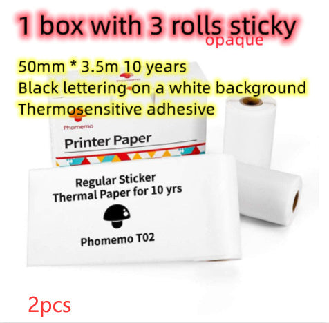Phomemo T02 Mini Pocket Printer – Inkless Bluetooth Thermal Printer