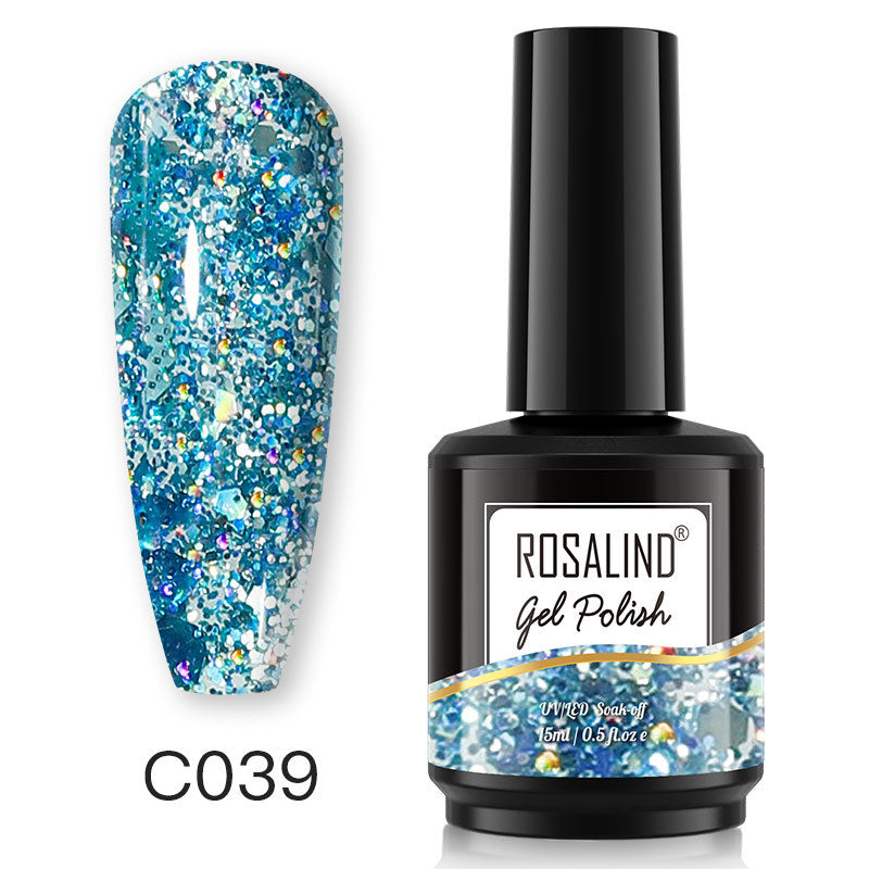 Gel Nail Polish 15ml Long Lasting UV LED Soak Off Nail Color High Shine Chip Resistant
