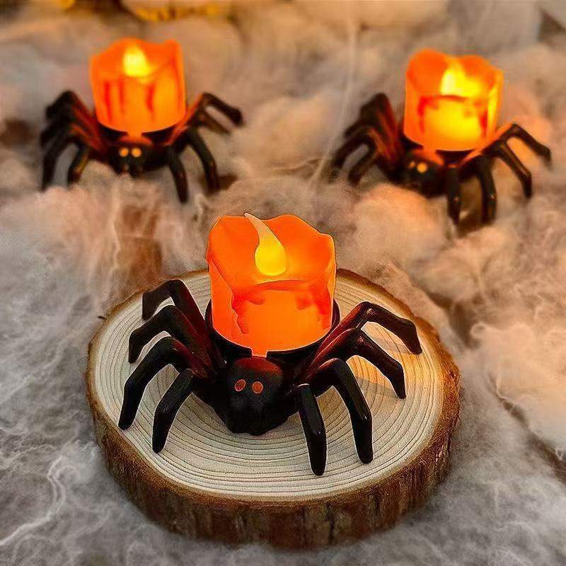 2025 New Halloween LED Light – Spooky Pumpkin & Creepy Candle Designs