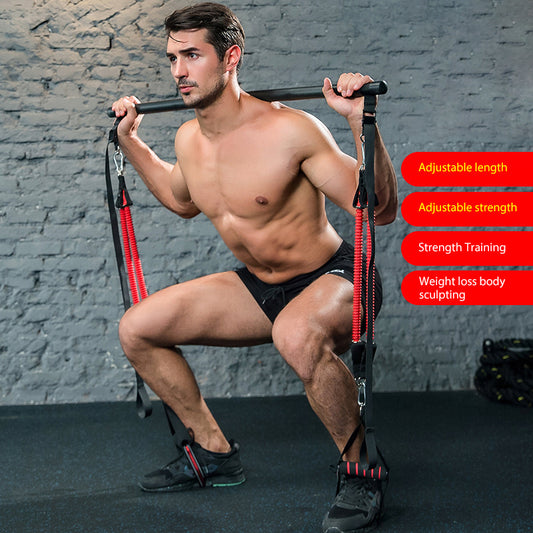 Resistance Band Strength Training Set – Adjustable Fitness Equipment