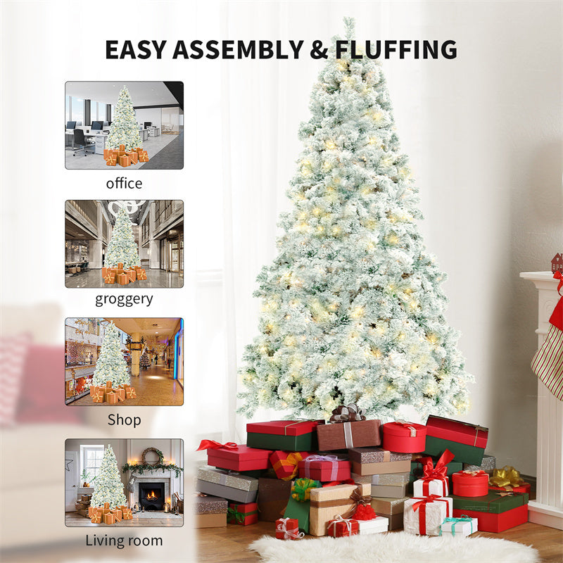 Snowy Forest Christmas Tree – Elegant Holiday Décor