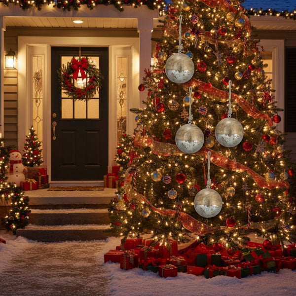 “Brown Wooden Cube Decorative Box – Mini 4x4 Inch Storage & Display”