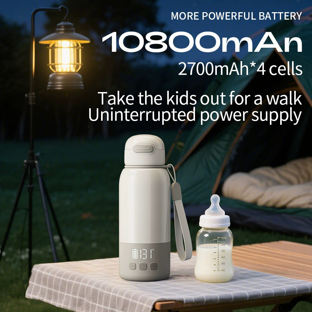 Portable Wireless Thermostatic Cup Electric Heating MugKettle With Temperature Control For Babies