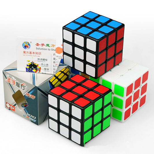 3x3 Speed Rubik’s Cube Smooth Turning Puzzle Toy Professional Magic Cube for Kids & Adults Brain Teaser