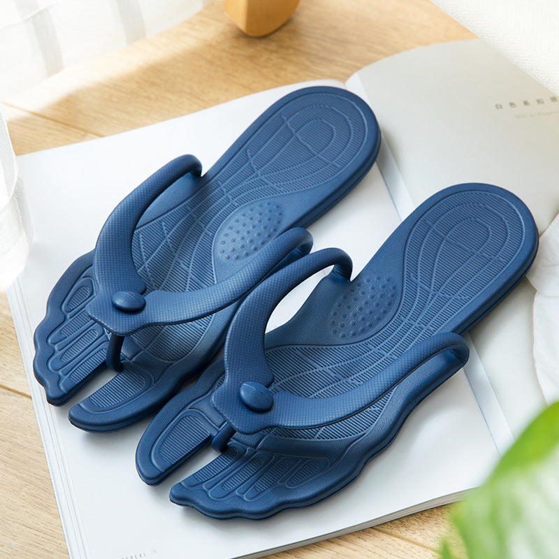 Foldable EVA Flip Flops – Lightweight Travel Slippers (Non-Slip)