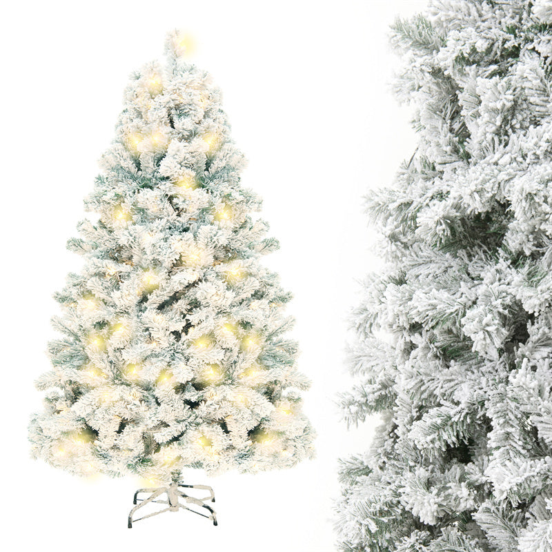 Snowy Forest Christmas Tree – Elegant Holiday Décor