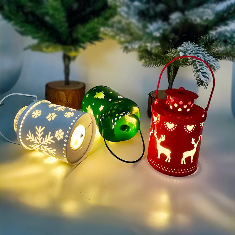 Festive LED Christmas Candle Light | Flickering Electronic Candle for Holiday Deco