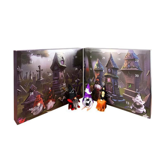 Halloween Dwarf Puzzle Countdown Calendar – Spooky Fun Geometry Craft ✨