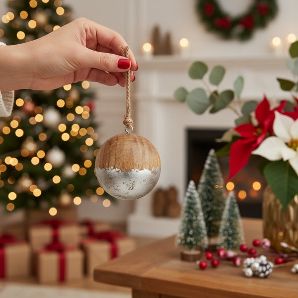 “Brown Wooden Cube Decorative Box – Mini 4x4 Inch Storage & Display”