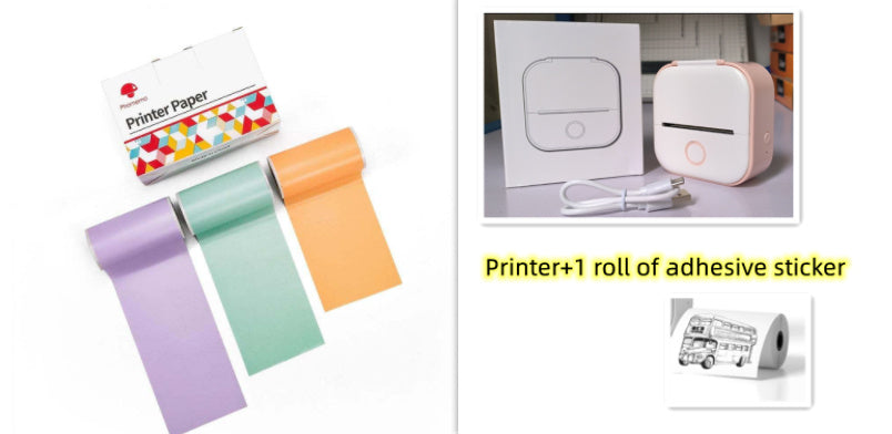 Phomemo T02 Mini Pocket Printer – Inkless Bluetooth Thermal Printer