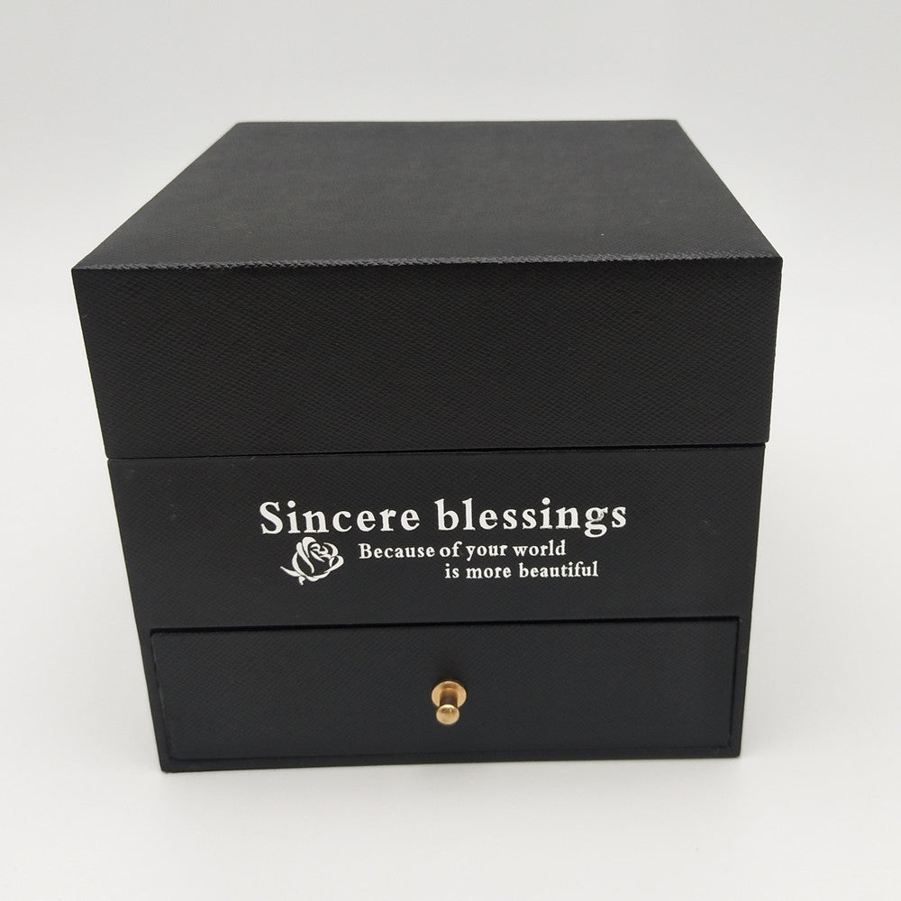 Elegant Black Jewelry Gift Box – Perfect for Rings, Necklaces & Special Occasions