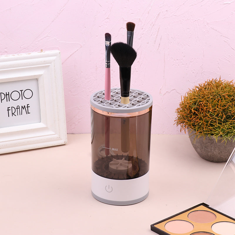Electric Makeup Brush Cleaner – USB Rechargeable Spinner