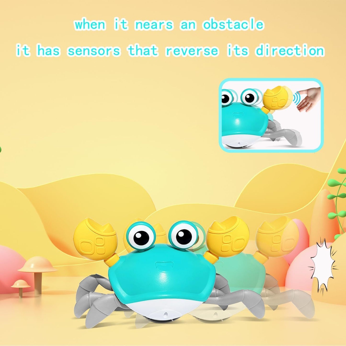 Interactive Crawling Crab Toy – Fun for Pets & Kids!