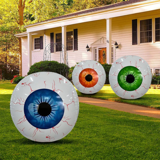 ️ Scary Bloodshot Eyeball Balloon – Halloween Party Decoration