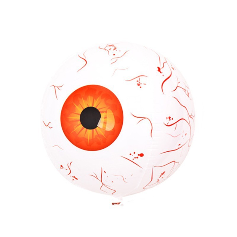 ️ Scary Bloodshot Eyeball Balloon – Halloween Party Decoration