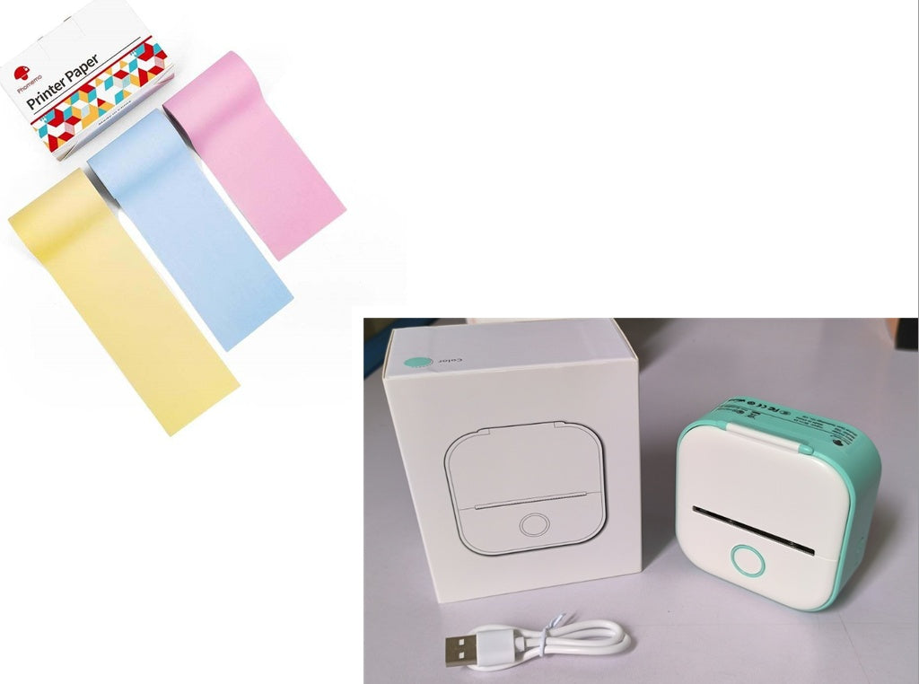 Phomemo T02 Mini Pocket Printer – Inkless Bluetooth Thermal Printer