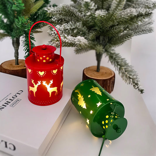 Festive LED Christmas Candle Light | Flickering Electronic Candle for Holiday Deco