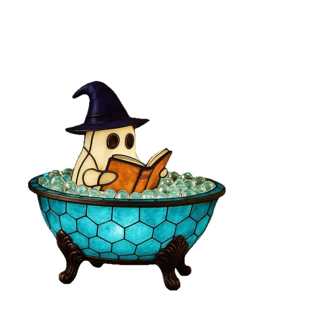 Ghost Bubble Bath Lamp – Spooky Halloween Decoration