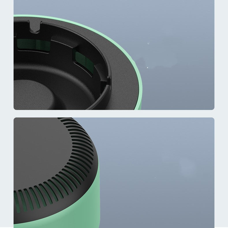 Smokeless Portable Ashtray with Modern Design | Battery-Powered Odor Eliminator