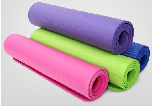 Eco-Friendly NBR Yoga Mat for Yoga & Home Workouts
