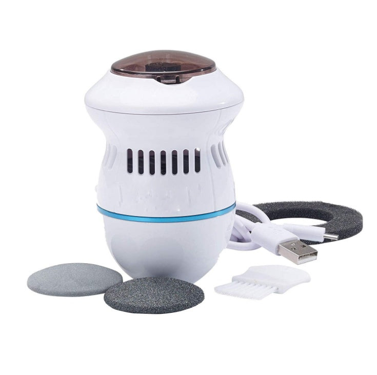 Electric Callus Remover with Vacuum Absorption | Rechargeable Foot File with Diamond Grinders & Massage Function