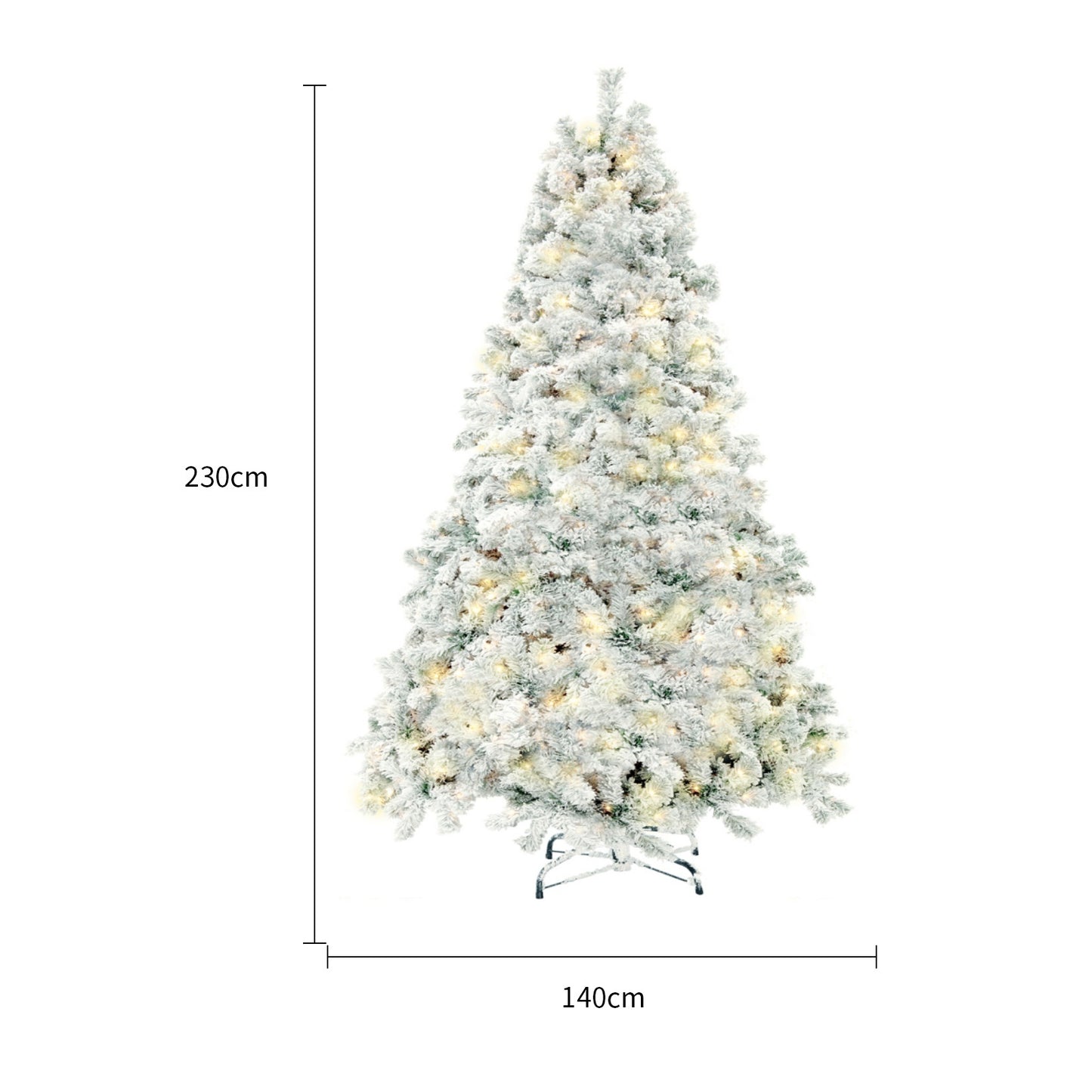 Snowy Forest Christmas Tree – Elegant Holiday Décor