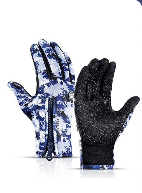 Unisex Polar Fleece Riding Gloves – Warm, Anti-Slip & Stylish Winter Wear