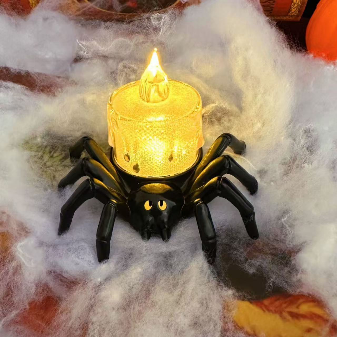 2025 New Halloween LED Light – Spooky Pumpkin & Creepy Candle Designs