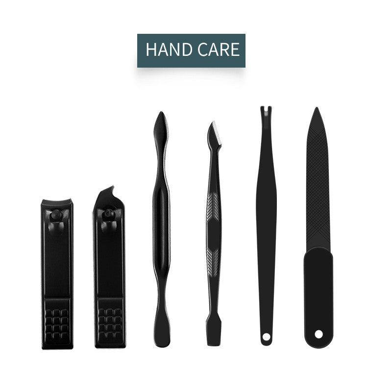 16 Piece Manicure Pedicure Kit Professional Nail Care Set Stainless Steel Grooming Tools with PU Leather Case
