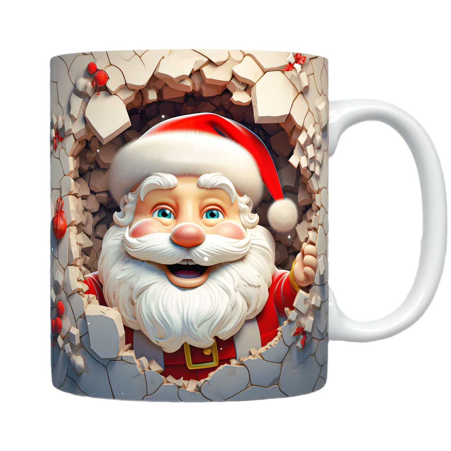 ☕ Christmas Ceramic Santa Mug – Festive, Charming & Gift-Ready!