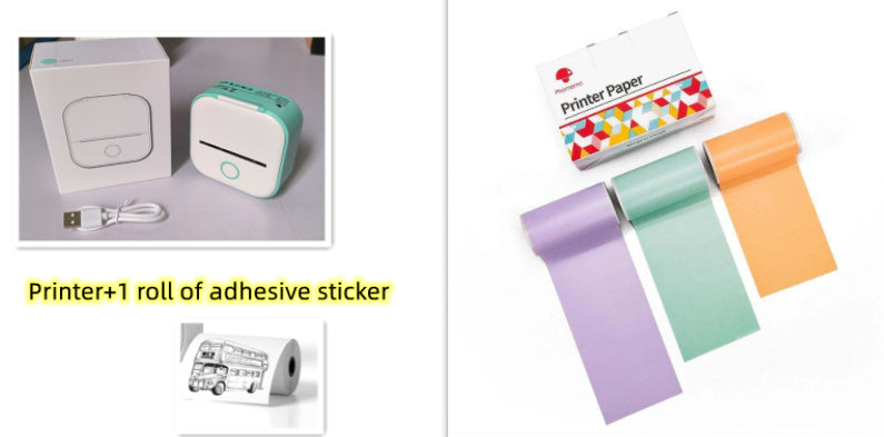 Phomemo T02 Mini Pocket Printer – Inkless Bluetooth Thermal Printer
