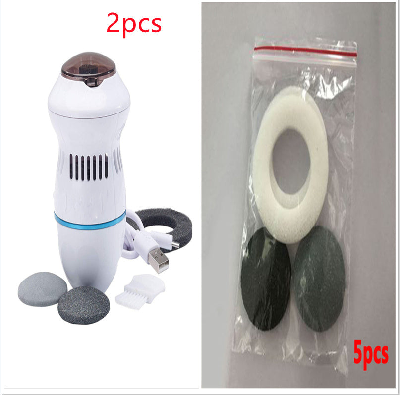 Electric Callus Remover with Vacuum Absorption | Rechargeable Foot File with Diamond Grinders & Massage Function
