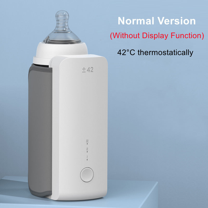 ✨ Portable USB Baby Bottle Warmer – Constant 42°C Heating for On-the-Go Parents