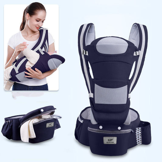 3-in-1 Baby Carrier with Hip Seat – Comfortable & Safe for 0-48 Months