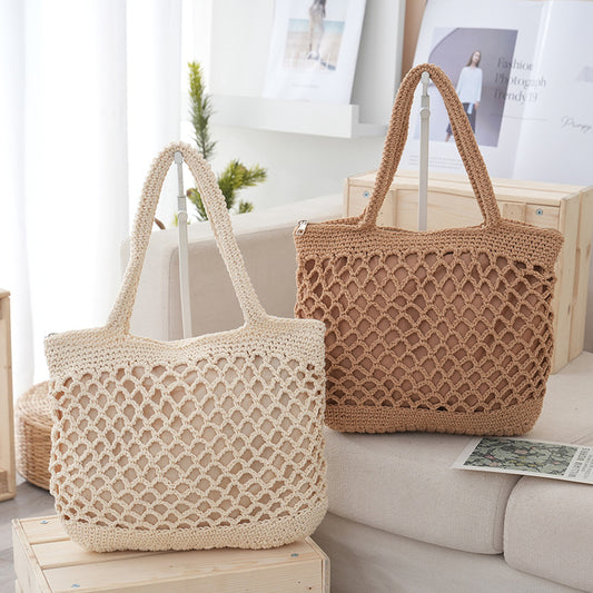 Handwoven Bag Casual Straw Tote Bag