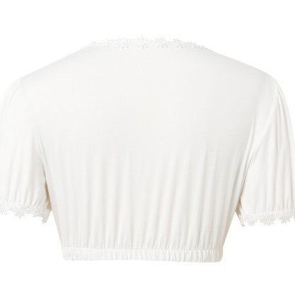 Elegant White Women’s Uniform Top – Premium Polyester Blouse (S–XXXXL)