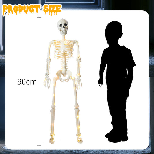 Luminous Skeleton Pendant – Horror Style Scary Ornament for Halloween & Decor ✨