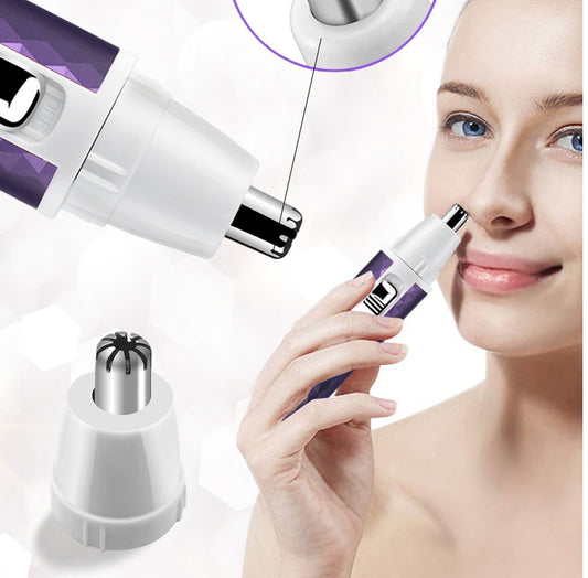 5-in-1 Women Electric Shaver USB Rechargeable Bikini Trimmer Eyebrow Nose Hair Remover Cordless Grooming Kit