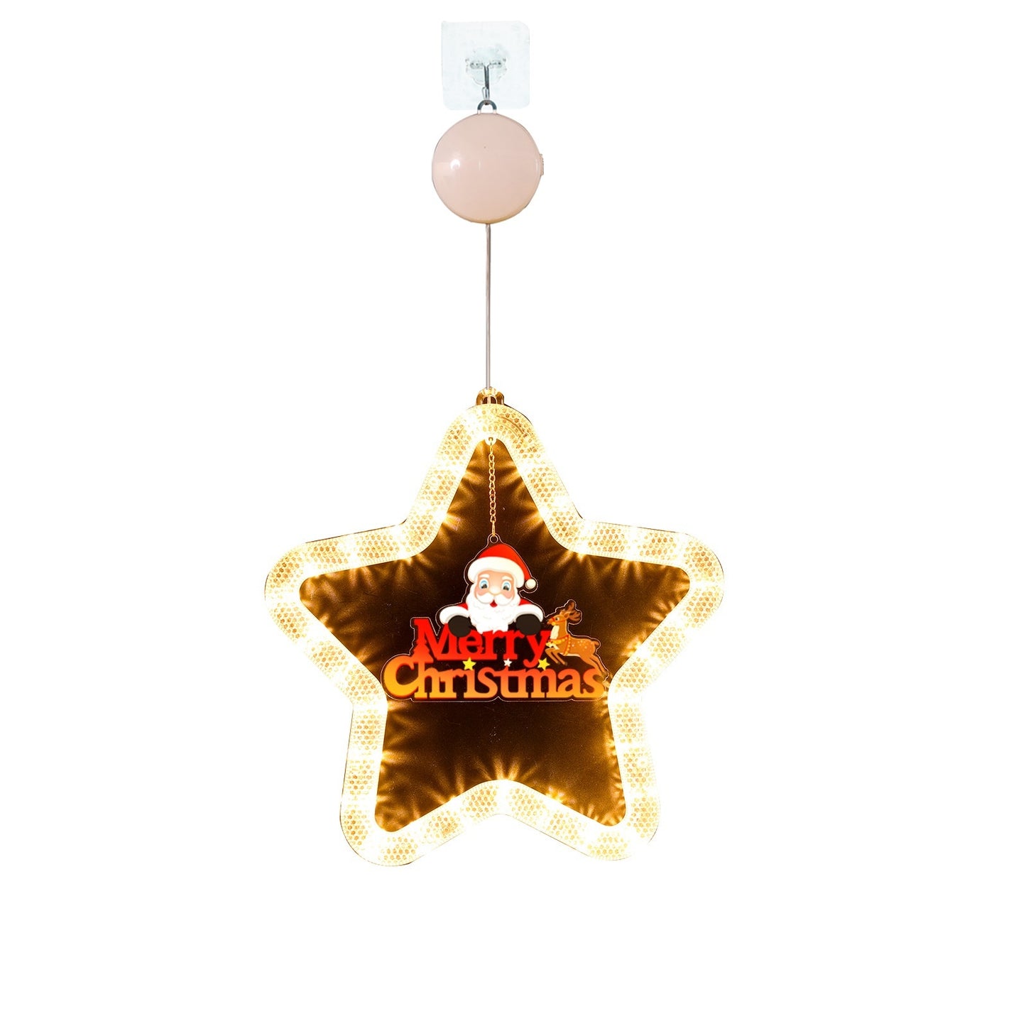 ⭐ Christmas LED Star Pendant Light – Festive Holiday Décor