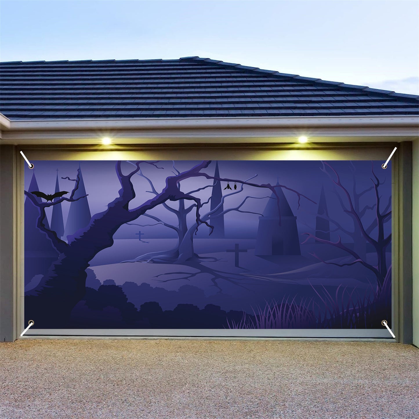 ✨ Modern Landscape Wall Tapestry – Premium Polyester Fabric, Easy to Install & Washable ✨