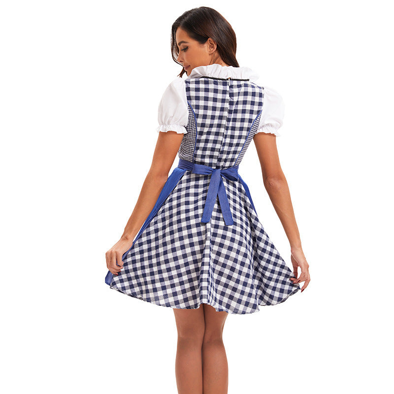 ✨ Women’s Elegant Polyester Stage Dress – Shiny Performance Outfit (S–3XL)